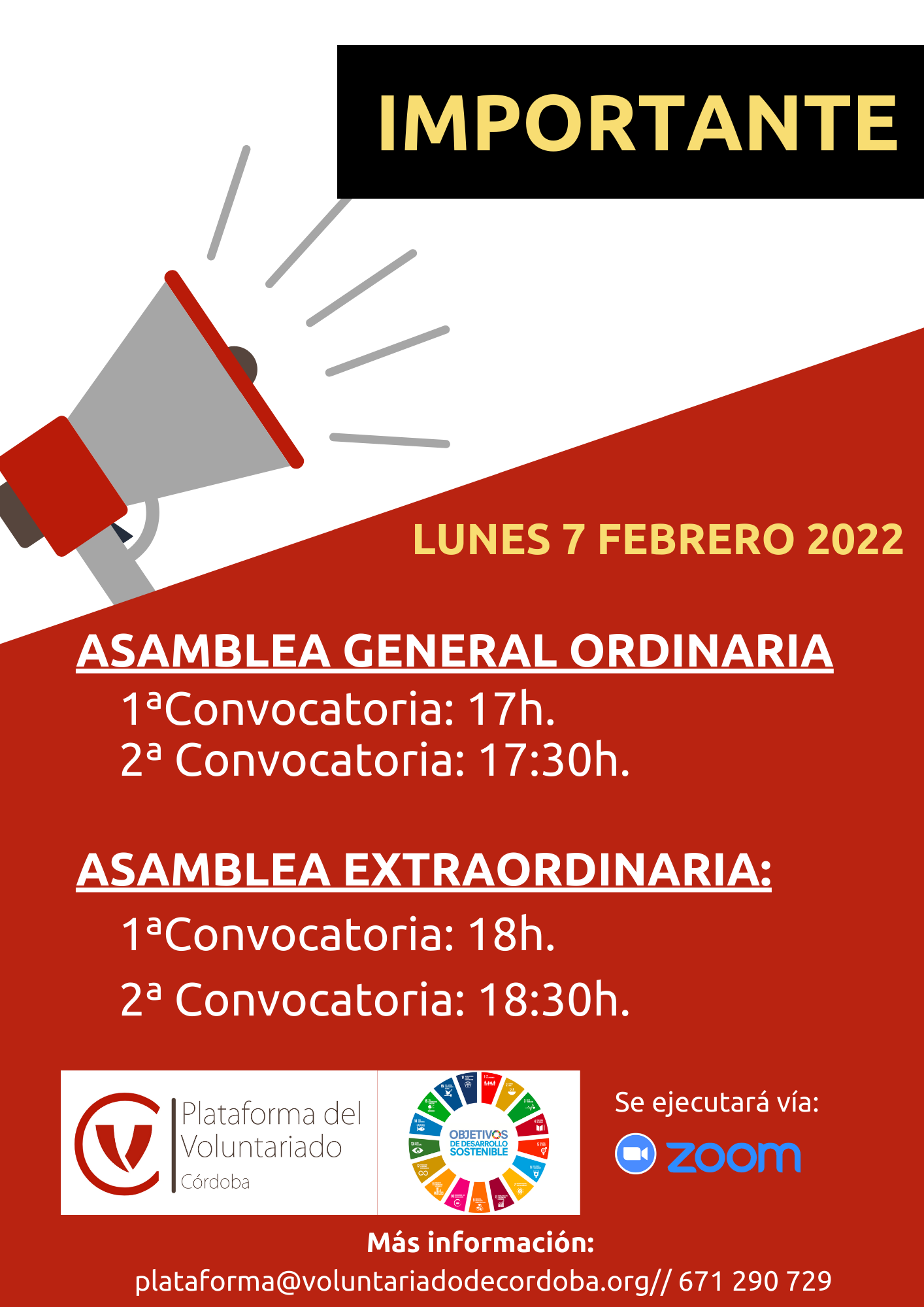 CARTEL DE LAS CONVOCATORIAS