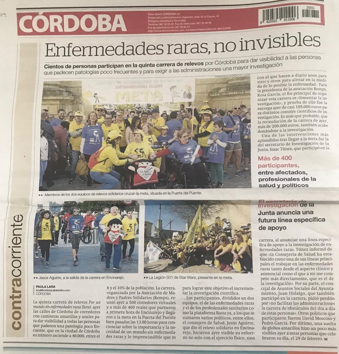 ENFERMEDADES RARAS NO VISIBLES