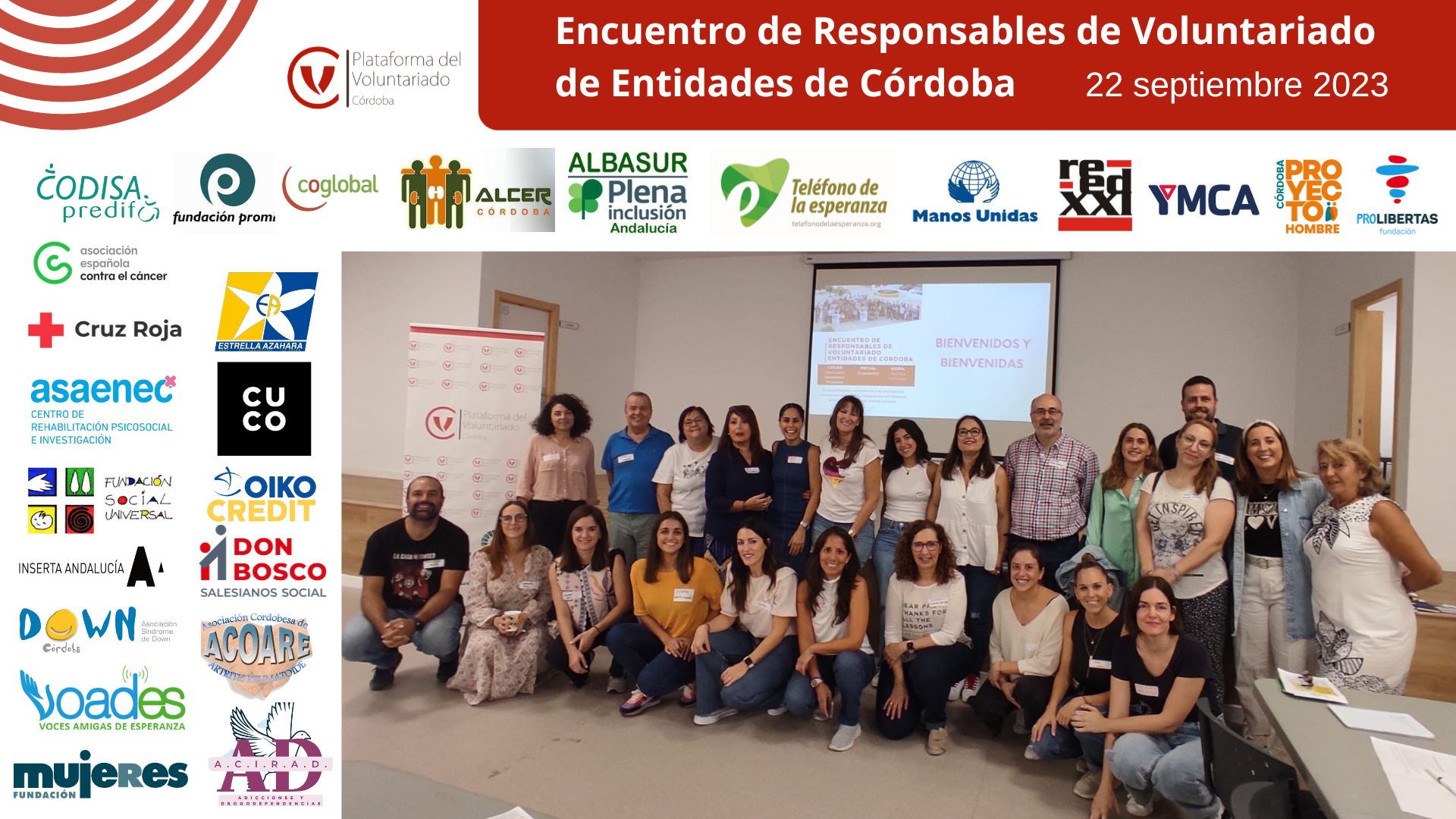 ENCUENTRO DE RESPONSABLES DE VOLUNTARIADO DE CÓRDOBA
