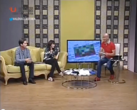 Entrevista en la Televisión Onda Mezquita a la Red Nacional de Padres Solidarios por el Recital Benéfico en el Círculo de la Amistad.