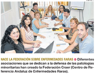 Diario Córdoba: "Nace la Federación CRAER de Enfermedades Raras"