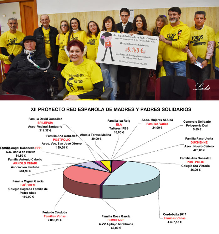 XII Proyecto: Declaración Institucional a favor Enfermedades Raras Ayto Córdoba. (Importe 9.180€)