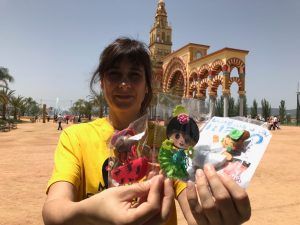 Una forma original de recaudar fondos en la Feria para las enfermedades raras